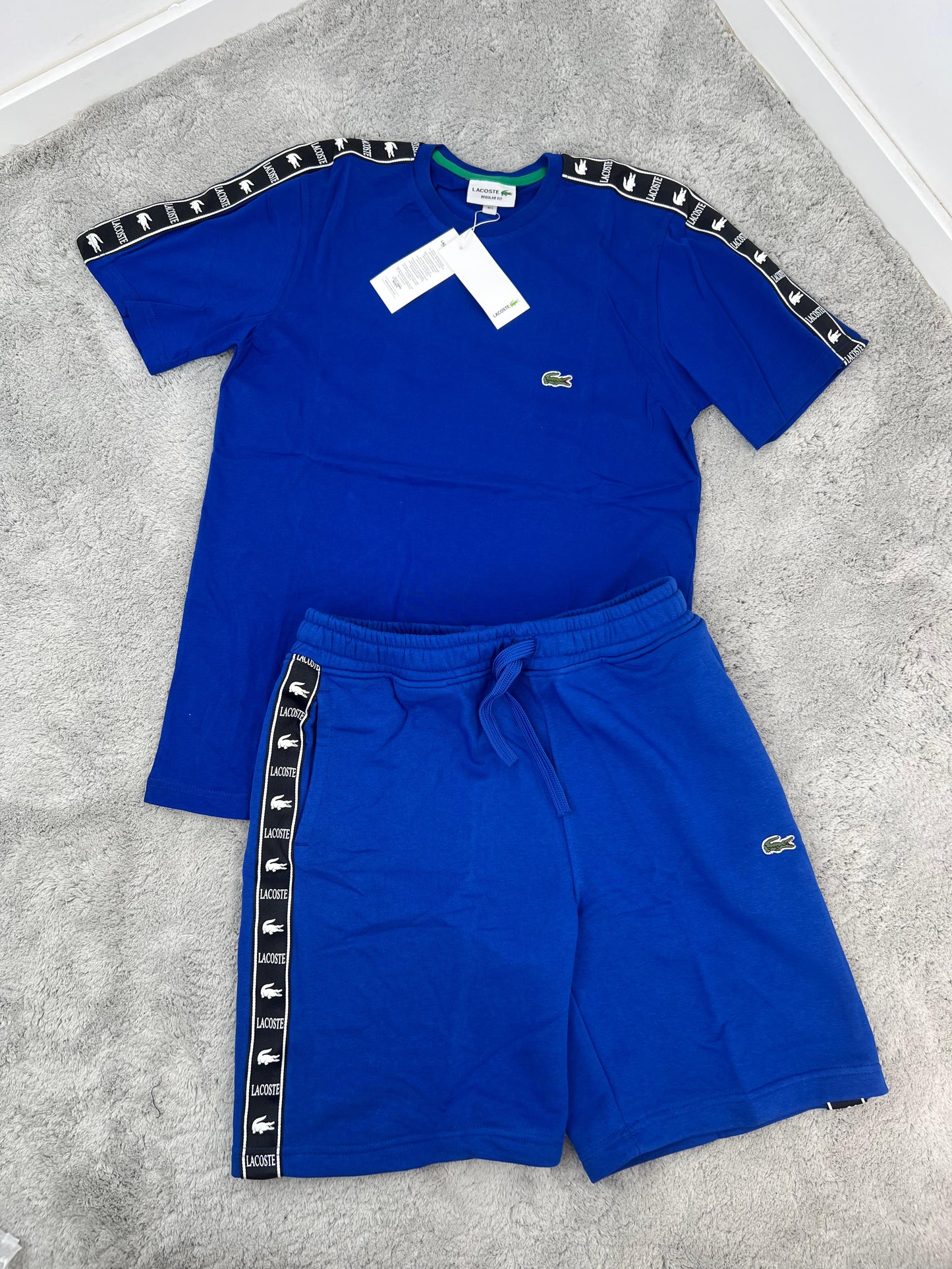 Conjunto Corto Lacoste Blue