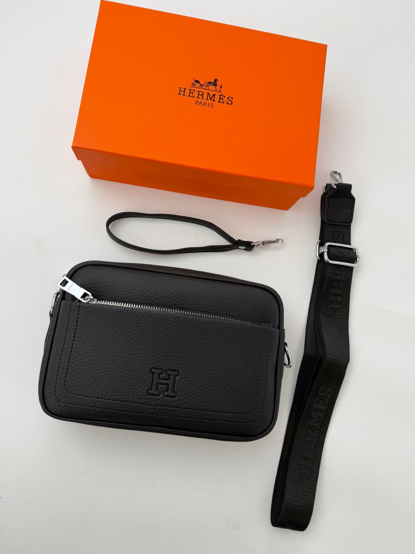 Bolso Hermès Crossbody Negro