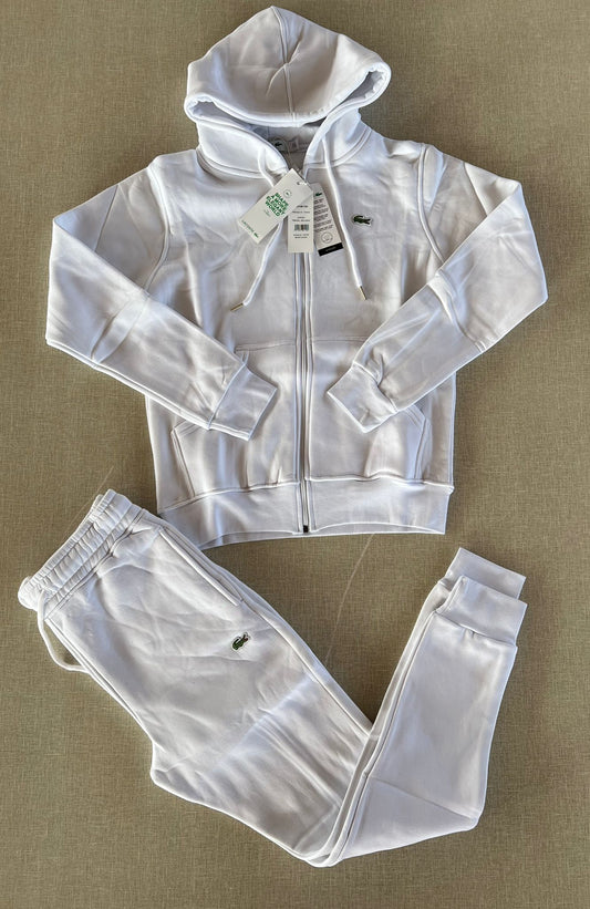 Chandal Lacoste Basico Blanco