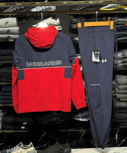 Under Armour Tracksuit 2025 Black Red