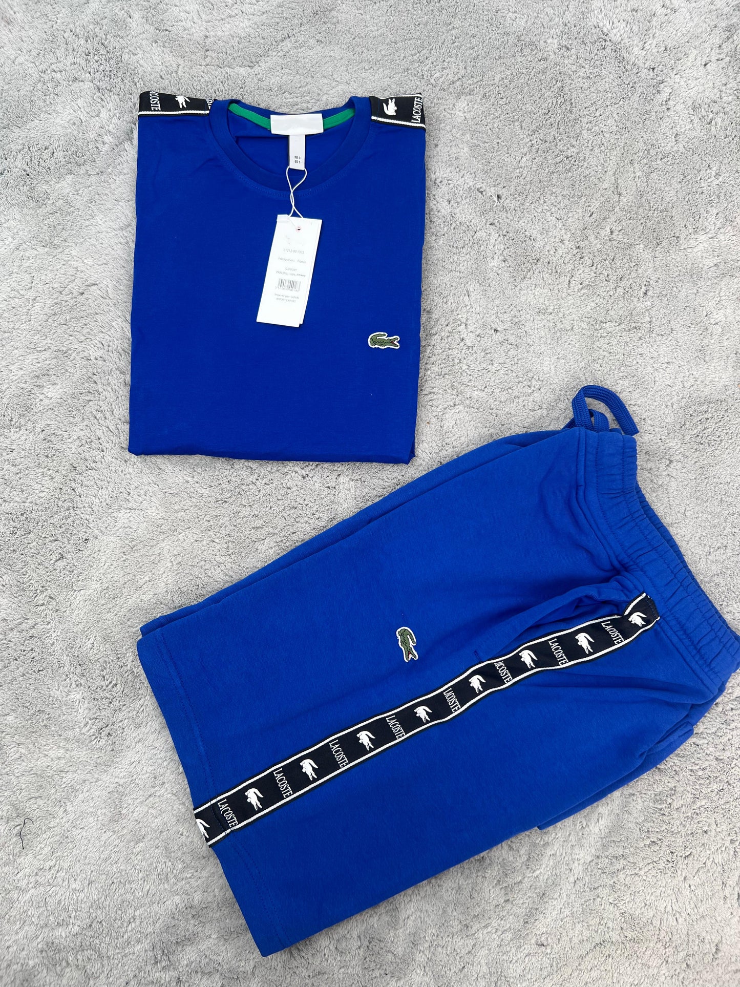 Conjunto Corto Lacoste Blue