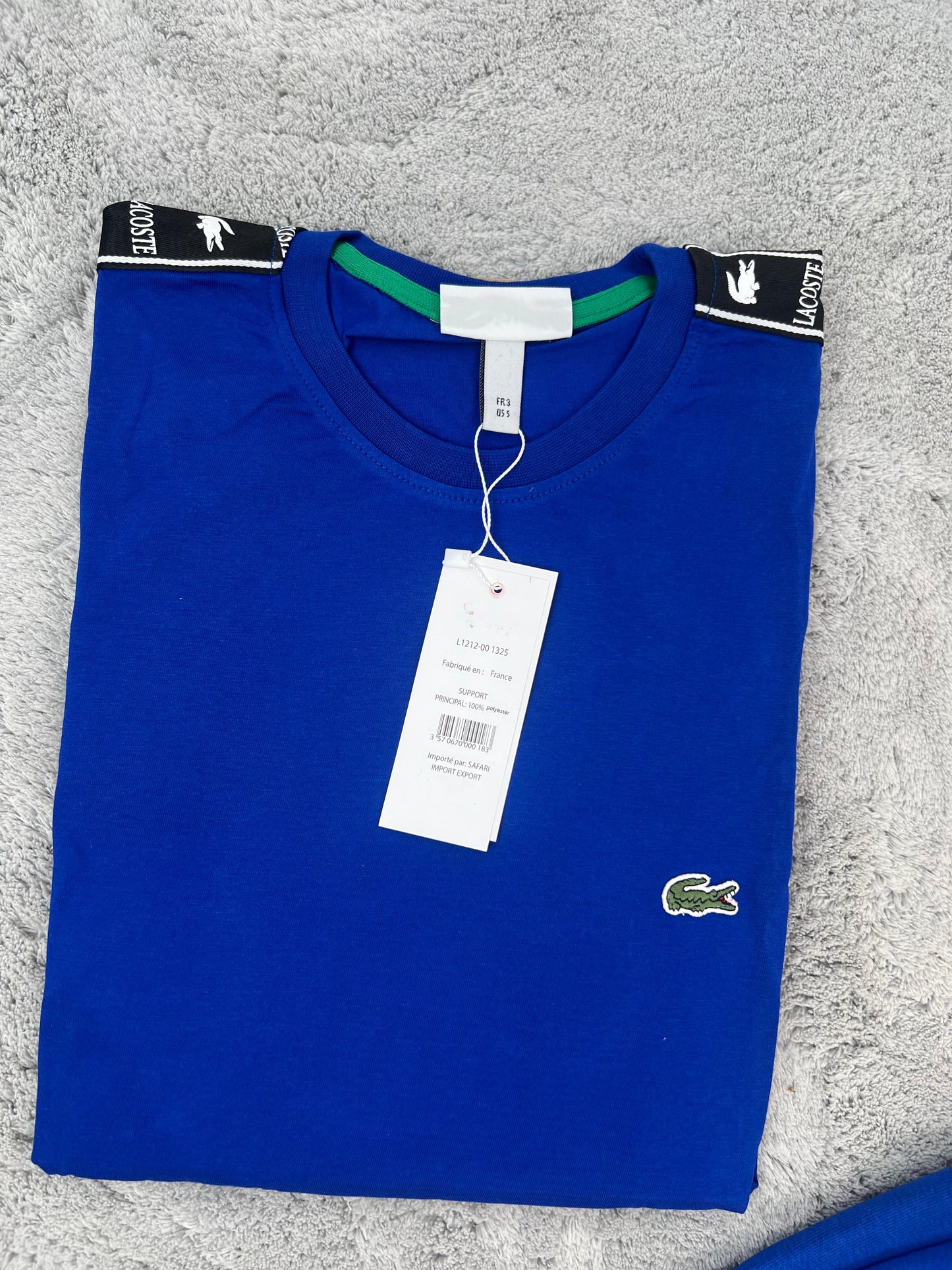 Conjunto Corto Lacoste Blue