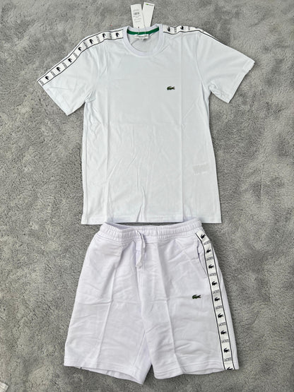 Conjunto Corto Lacoste White