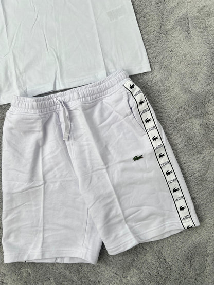Conjunto Corto Lacoste White