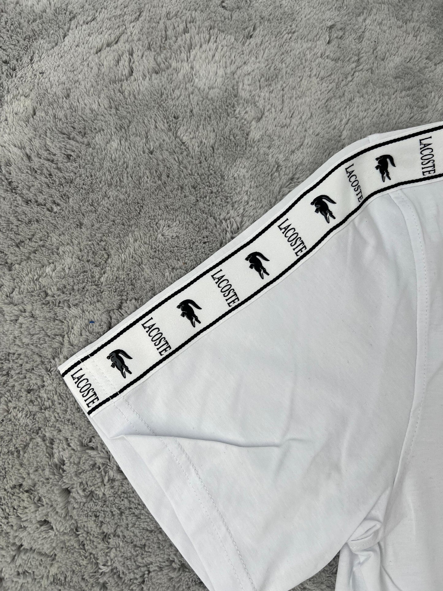 Conjunto Corto Lacoste White