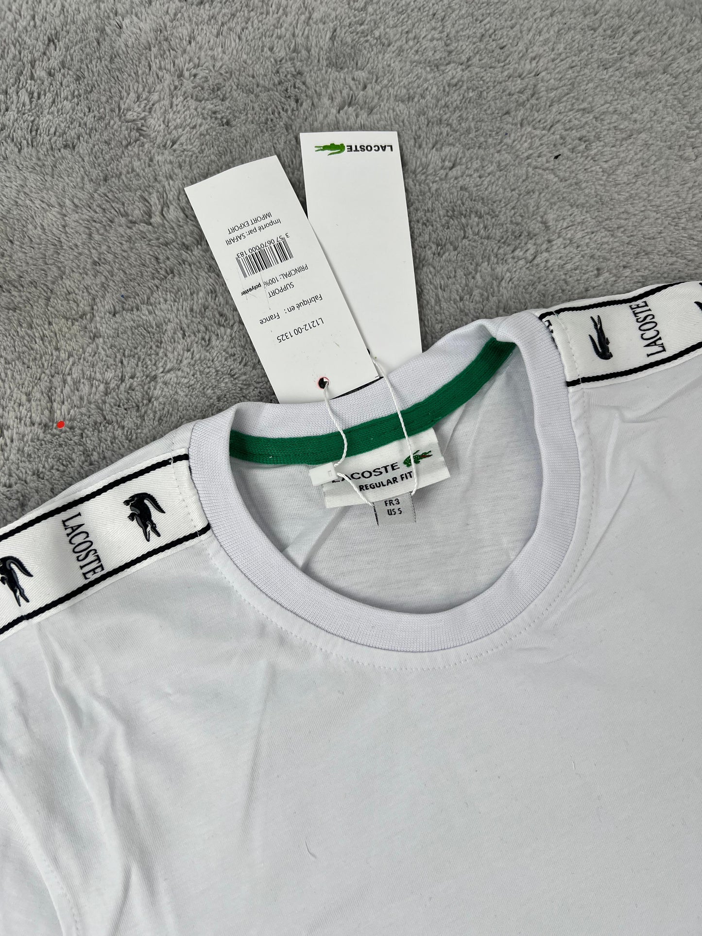 Conjunto Corto Lacoste White