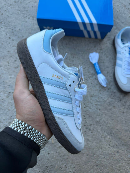 Adidas Samba White Blue