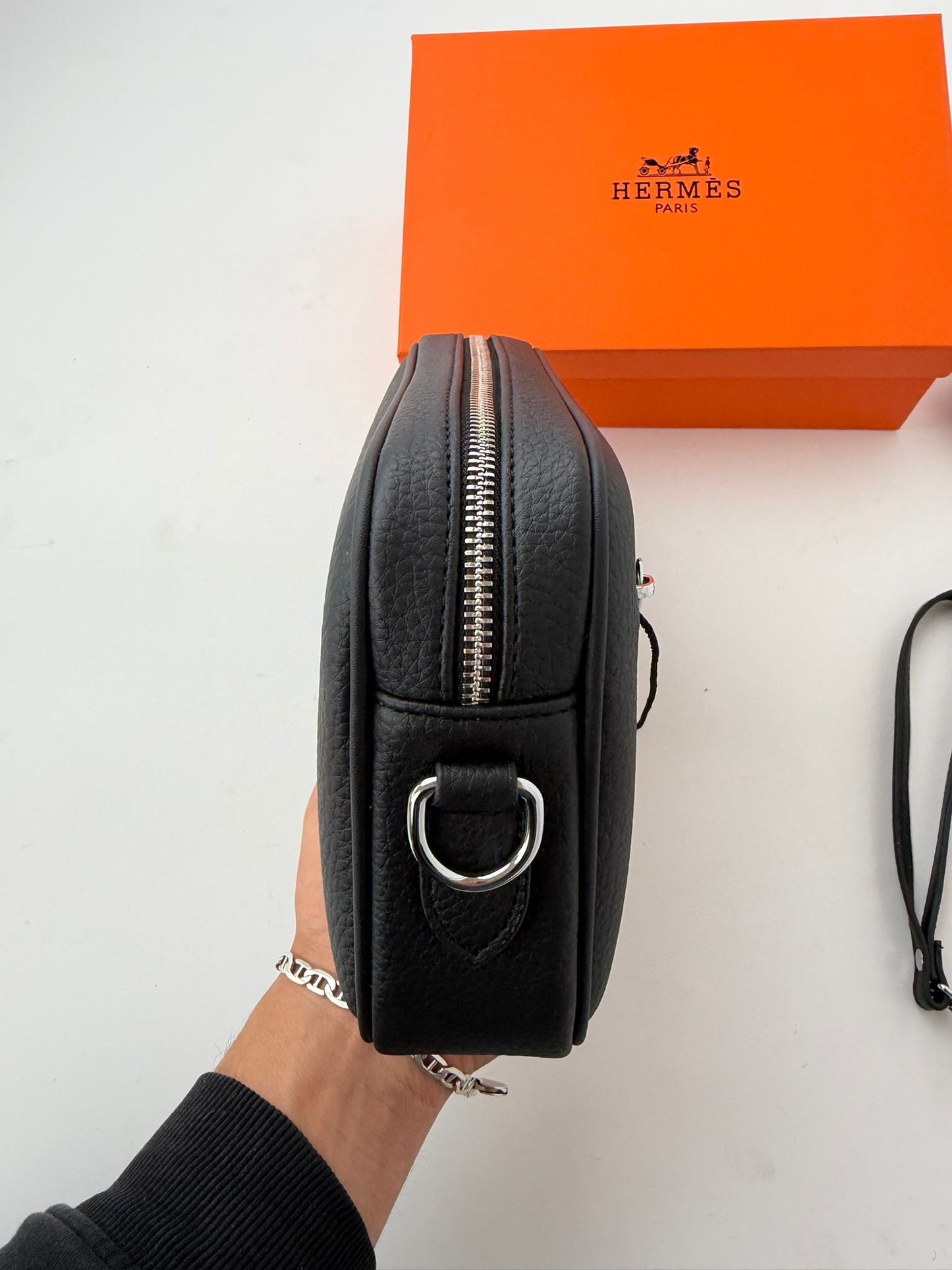 Bolso Hermès Crossbody Negro