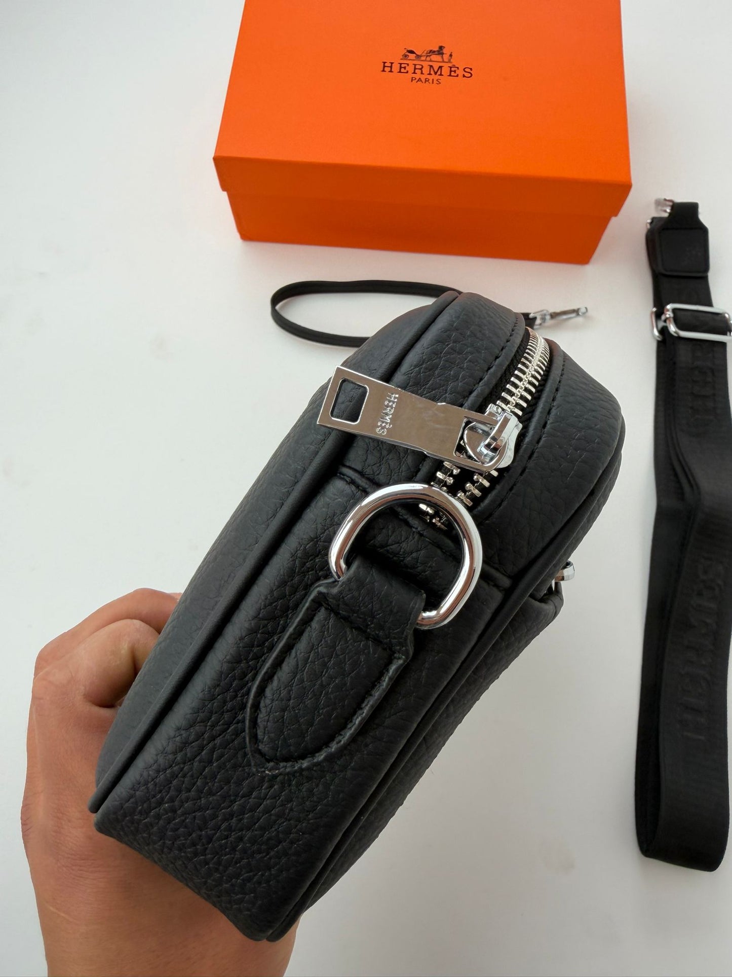 Bolso Hermès Crossbody Negro