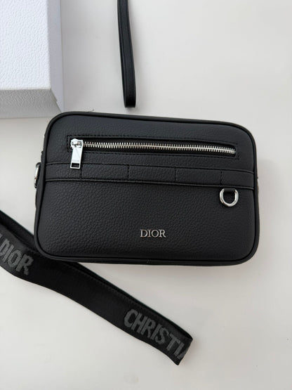 Bolsa Dior Messenger Cuero Negro